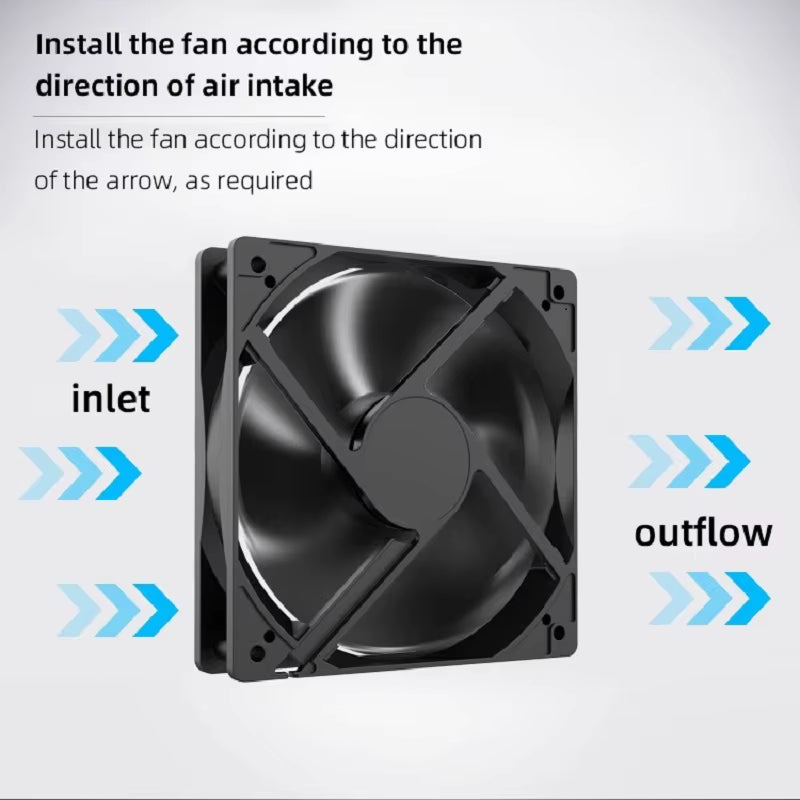 12CM/14CM PSU Power Fan Power Supply Fan 2.54-2PIN Power Supply Connector 1100-1200RPM Power Fan 120MM 140MM