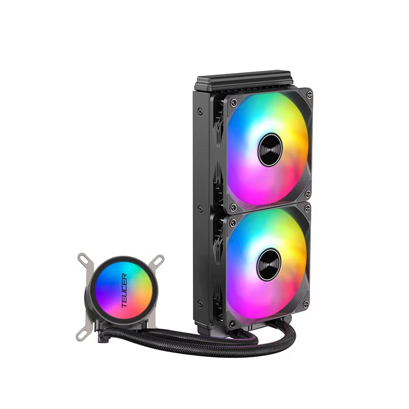AF-S240 Water Cooler 240Mm All-In-One Liquid CPU Cooler RGB Fan CPU Cooling Support Lga1700/115X AMD AM4/AM5
