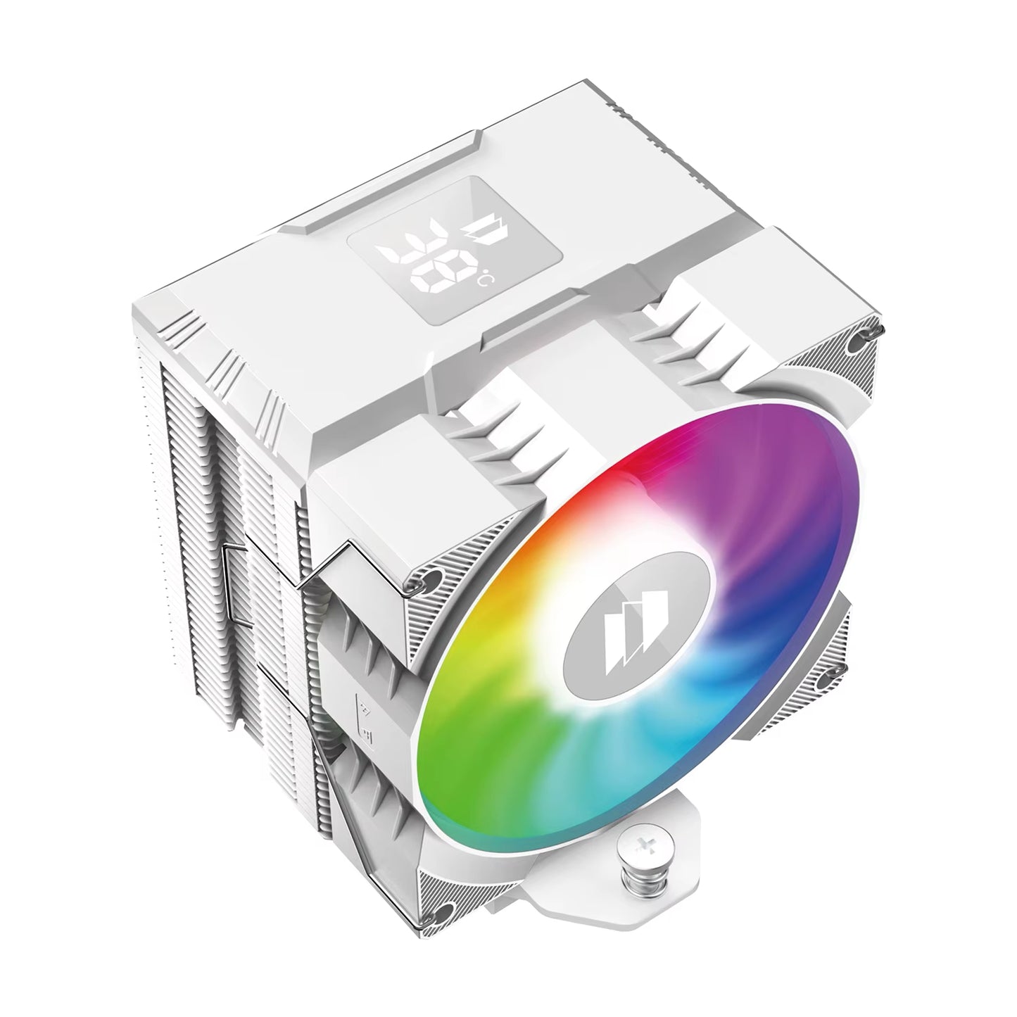 Walrus Assassin 90 Digital Display 4 Heatpipe CPU Cooler 92Mm Cooling Fan Radiator Air Cooler for LGA1700/1200 AM4 AM5