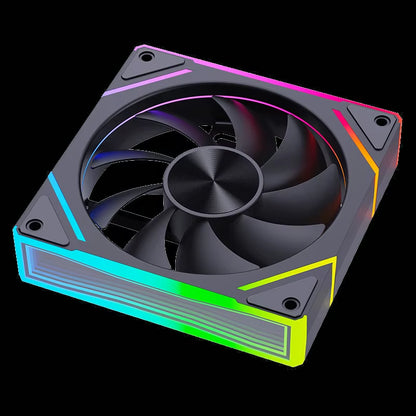 Prism S1 120MM ARGB PWM Chassis Fan - High-Performance PC Cooling Solution (800-1800 RPM)