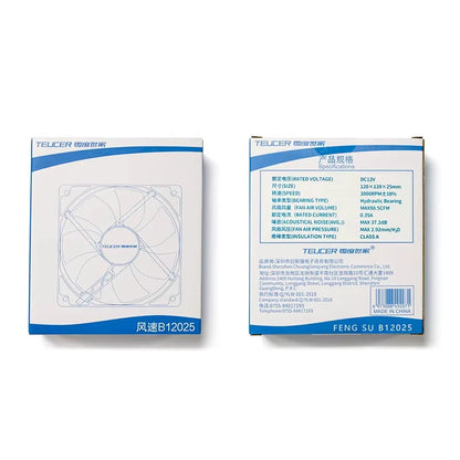 High Speed Large Air Volume Mining Machine Fan 120MM 3000RPM Mining Machine Workstation Cabinet Fan Server System Fan Kit