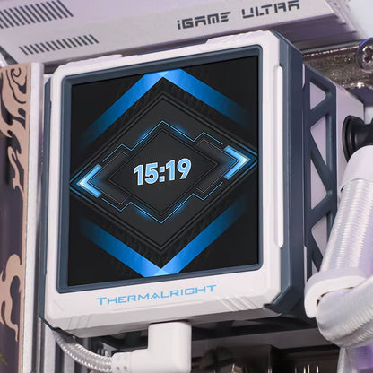 FW 360 ULTRA All-In-One CPU Water Cooler with 2.88" IPS LCD Monitor & Customizable Themes for LGA1851/1700 & AMD AM5