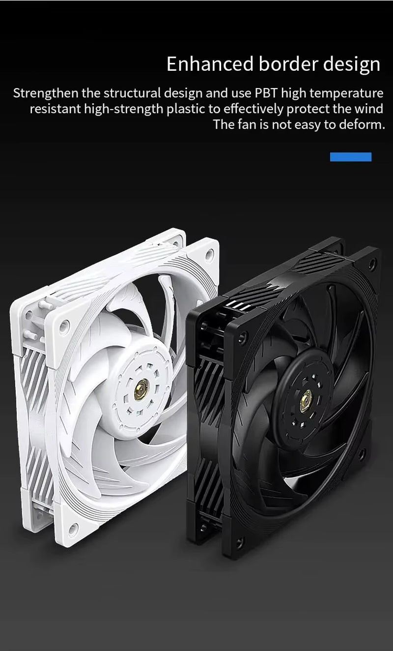 T30 Computer Case Fan 12CM 4PIN PWM CPU Cooler Fan PC Case Silent Fan 120Mm