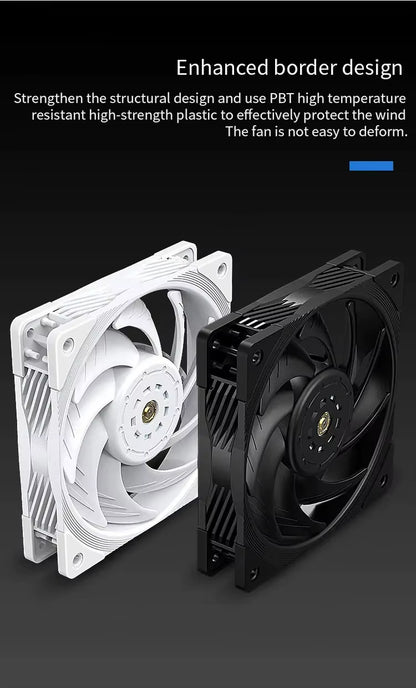 T30 Computer Case Fan 12CM 4PIN PWM CPU Cooler Fan PC Case Silent Fan 120Mm