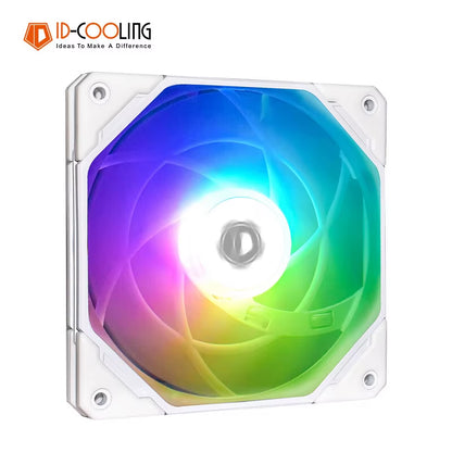 ID-COOLING NO-12015-XT ARGB Ultra Thin CPU Heatsink Fan PWM Temperature Control CPU Cooler Fan Water Cooled Chassis Fan