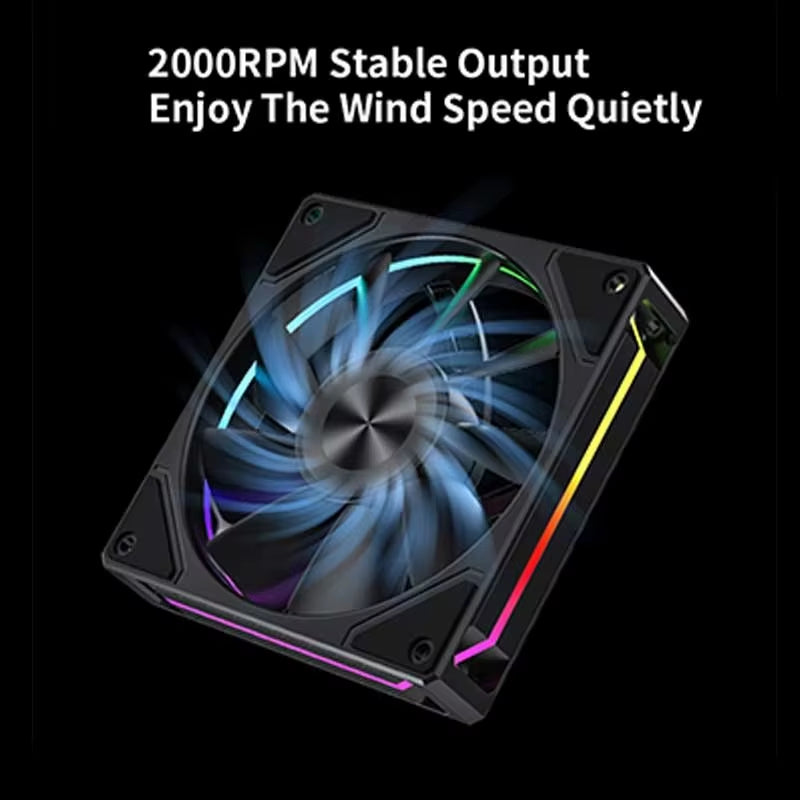 Walrus Glacier 120 Dual Tower CPU Cooler with Digital Display - 6 Copper Heat Pipes & Dual Fans for LGA1851 & AMD AM5