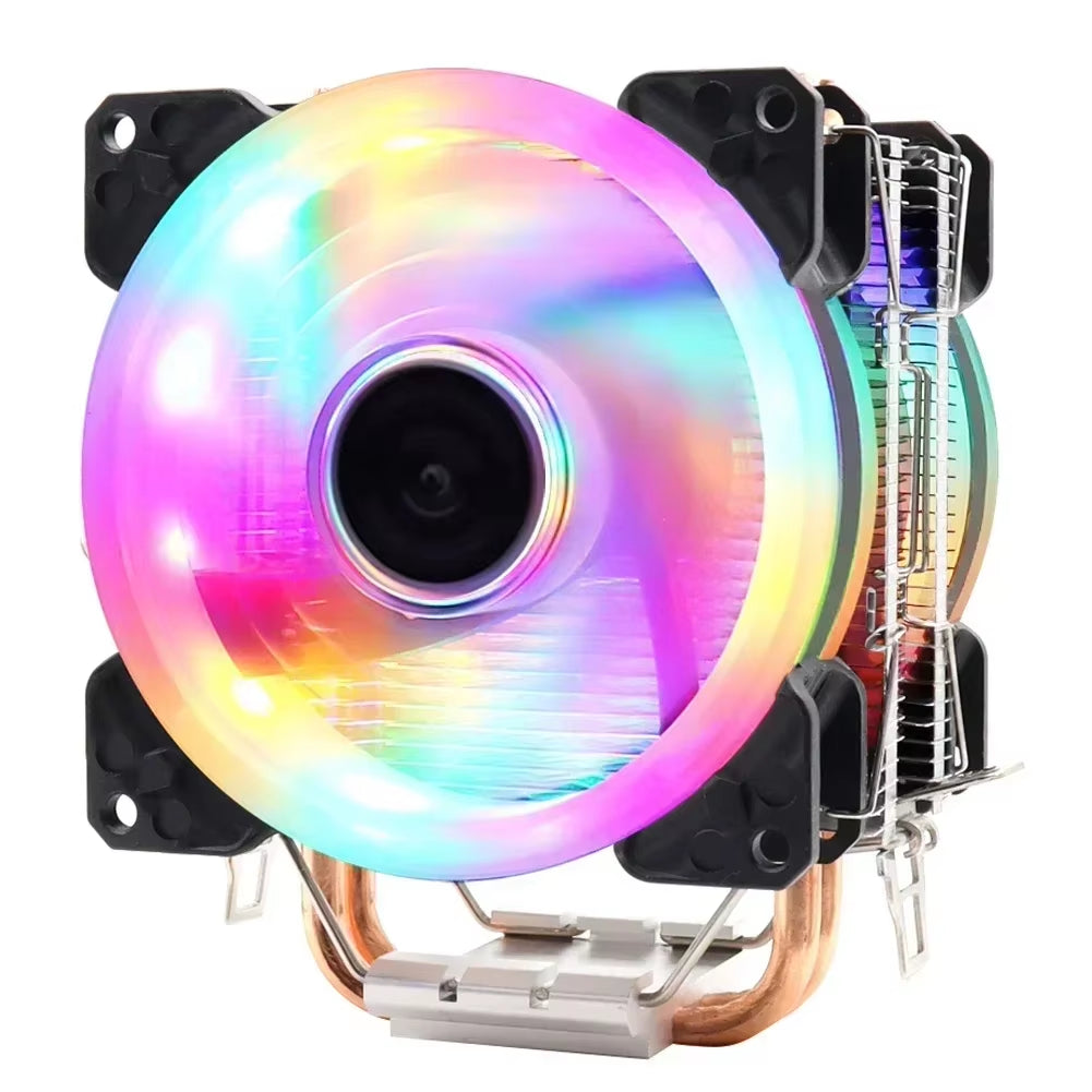 Ultra-Quiet 3Pin CPU Cooler Fan for Intel & AMD - Efficient Cooling for LGA 1150/1151/1155/1700/775/1200 & AM4/AM5
