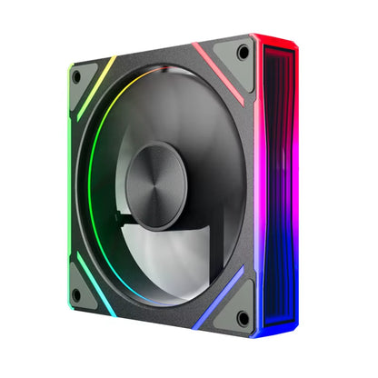 Prism S1 120MM ARGB PWM Chassis Fan - High-Performance PC Cooling Solution (800-1800 RPM)