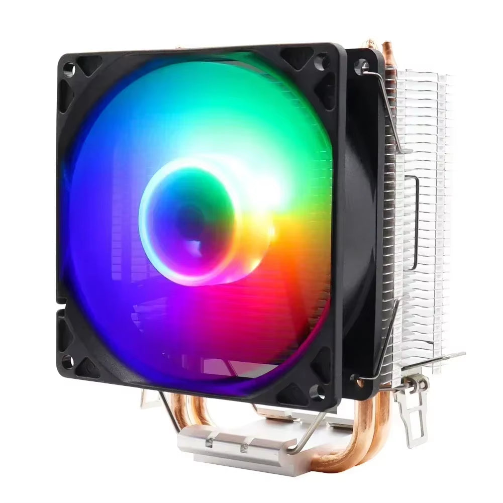 Ultra-Quiet 3Pin CPU Cooler Fan for Intel & AMD - Efficient Cooling for LGA 1150/1151/1155/1700/775/1200 & AM4/AM5