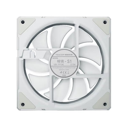 Prism S1 120MM ARGB PWM Chassis Fan - High-Performance PC Cooling Solution (800-1800 RPM)