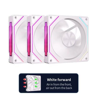 Prism 5 PRO 120Mm Fan Argb Pc Case Ventiladores 4PIN PWM 5V-3PIN Cpu Water Cooler PC Gamer Cooling Kit Fans Rgb Ventilador