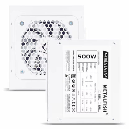 Full-Modular SFX-500W PSU 80Plus Bronze White Power Supply for Mini ITX Chassis Small Computer Case 100/220V