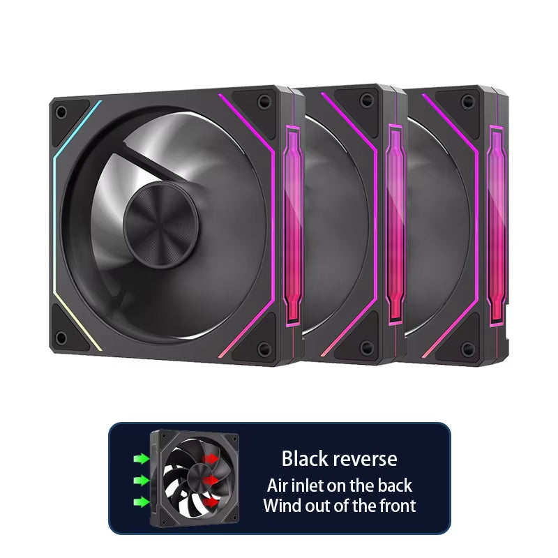 Prism 5 PRO 120Mm Fan Argb Pc Case Ventiladores 4PIN PWM 5V-3PIN Cpu Water Cooler PC Gamer Cooling Kit Fans Rgb Ventilador
