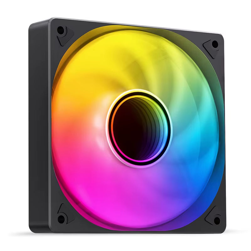 SL-120 ARGB 120mm RGB PC Case Fan - 5V 3PIN/4PIN PWM CPU Cooler for Ultimate Cooling and Aesthetic Upgrade