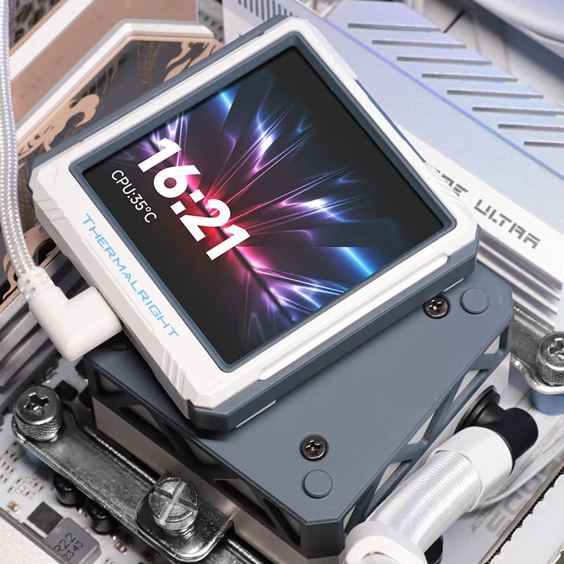 FW 360 ULTRA All-In-One CPU Water Cooler with 2.88" IPS LCD Monitor & Customizable Themes for LGA1851/1700 & AMD AM5
