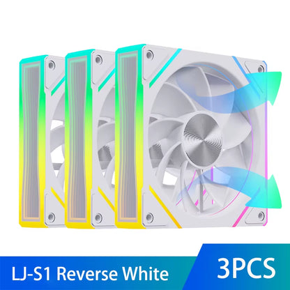 Prism S1 120MM ARGB PWM Chassis Fan - High-Performance PC Cooling Solution (800-1800 RPM)