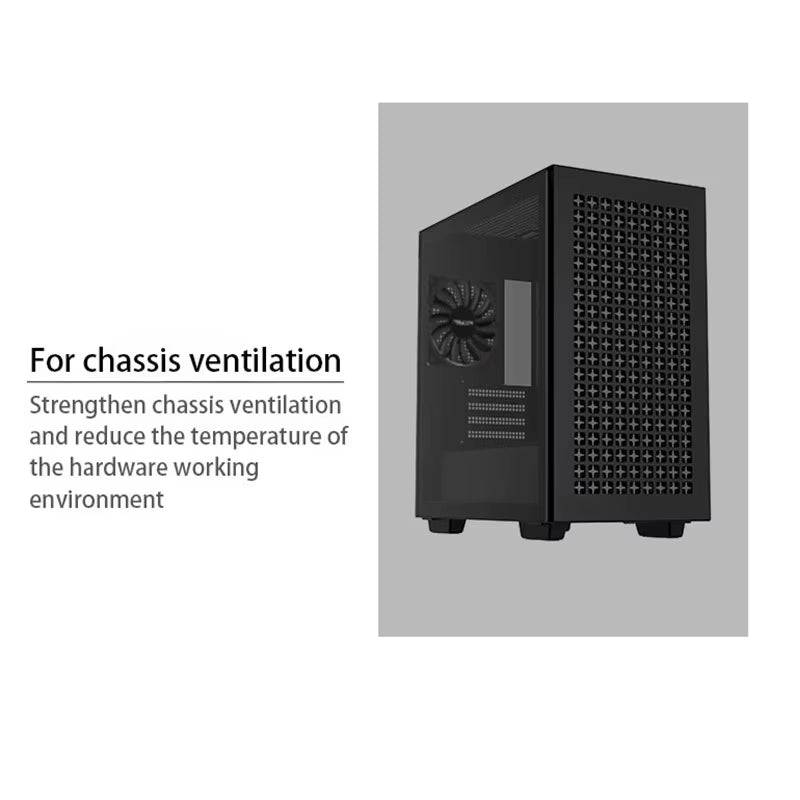 TE-12012 Ultra-Thin Cooling Fan 120X120X12Mm Ultra-Thin Size Low Noise 4PIN PWM for Desktop Computer CPU Cooler