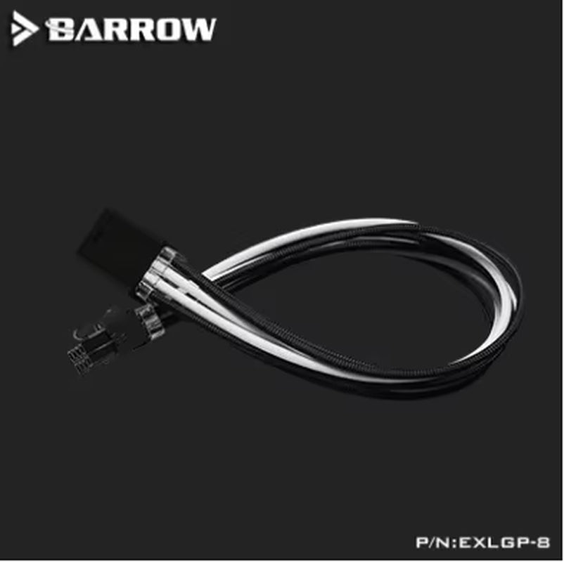 Barrow PC PSU Module Power Extension Cable 24Pin ATX GPU 6+2Pin CPU 4+4Pin 18AWG Black-White Black-Red