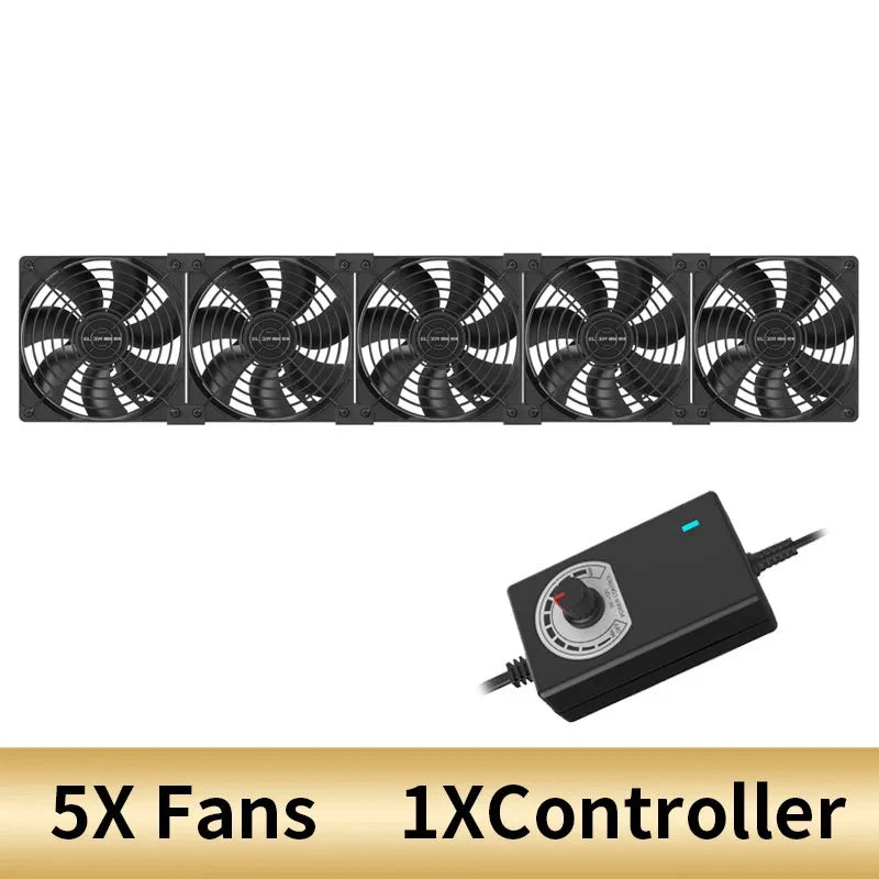 High Speed Large Air Volume Mining Machine Fan 120MM 3000RPM Mining Machine Workstation Cabinet Fan Server System Fan Kit