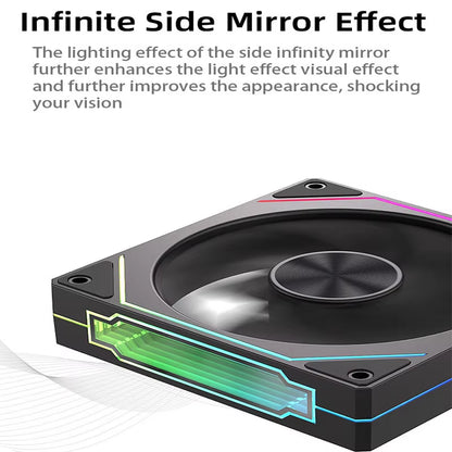 Prism 5 PRO 120Mm Fan Argb Pc Case Ventiladores 4PIN PWM 5V-3PIN Cpu Water Cooler PC Gamer Cooling Kit Fans Rgb Ventilador