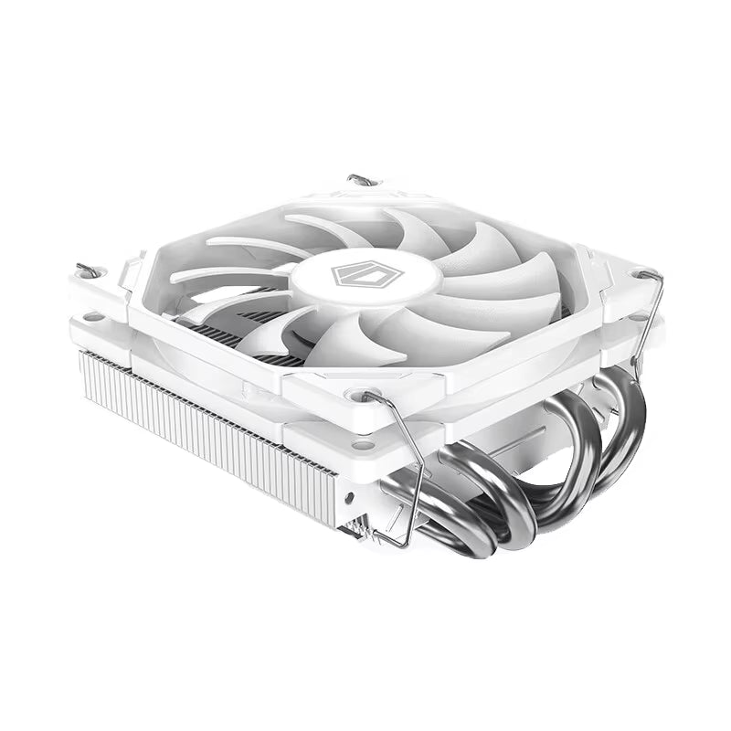 ID-COOLING IS-40X Low Profile CPU Cooler - Efficient 4 Heat Pipe Design for LGA1200/1700/115X AM4/AM5 ITX Chassis