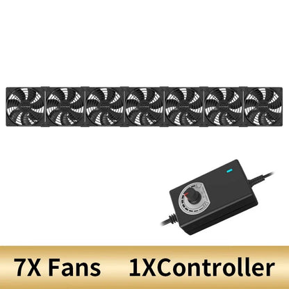 High Speed Large Air Volume Mining Machine Fan 120MM 3000RPM Mining Machine Workstation Cabinet Fan Server System Fan Kit