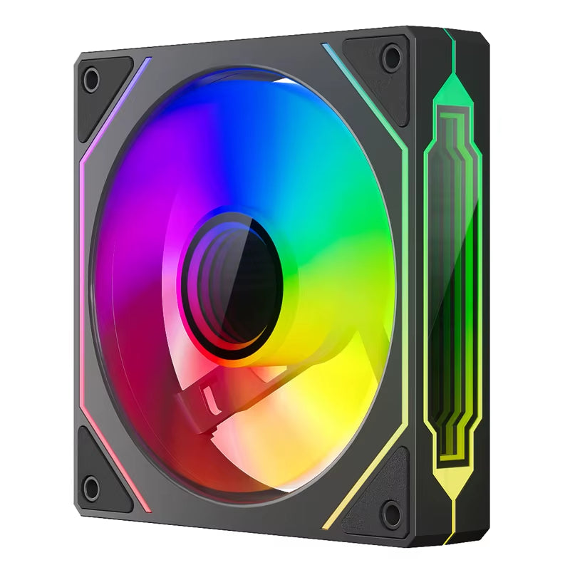 Prism 4 PRO 3PCS PC Case Fan 120Mm ARGB Cyclic Mirror Light Effect PWM 800-2000RPM CPU Cooler Ventilador
