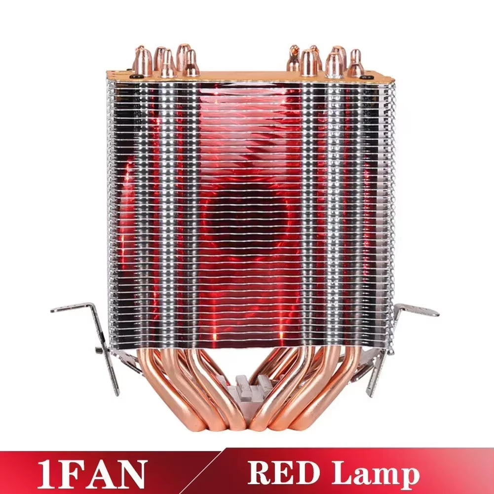 Ultra-Quiet 6 Heatpipe CPU Cooler - 160W PWM Fan for Intel & AMD Compatibility