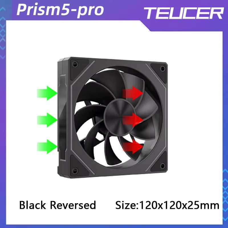 Prism 5 PRO 120Mm Fan Argb Pc Case Ventiladores 4PIN PWM 5V-3PIN Cpu Water Cooler PC Gamer Cooling Kit Fans Rgb Ventilador
