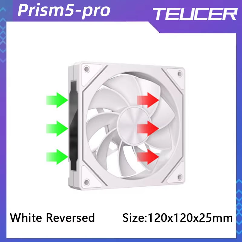 Prism 5 PRO 120Mm Fan Argb Pc Case Ventiladores 4PIN PWM 5V-3PIN Cpu Water Cooler PC Gamer Cooling Kit Fans Rgb Ventilador
