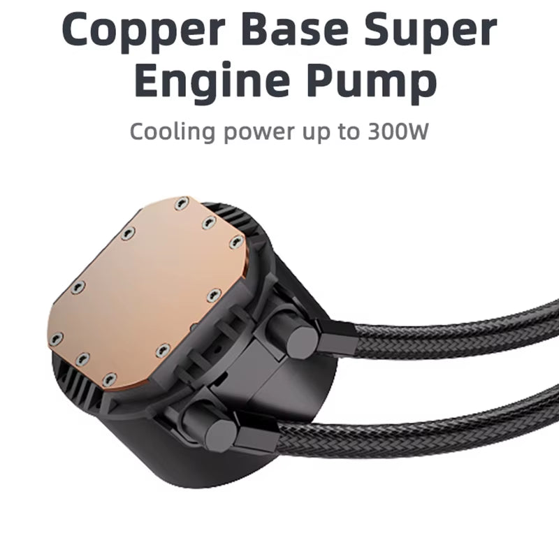 AF-S360 360Mm RGB All-In-One Liquid CPU Cooler | 4Pin PWM Smart Control Supports LGA 1700/115X/2011 & AMD AM4/AM5