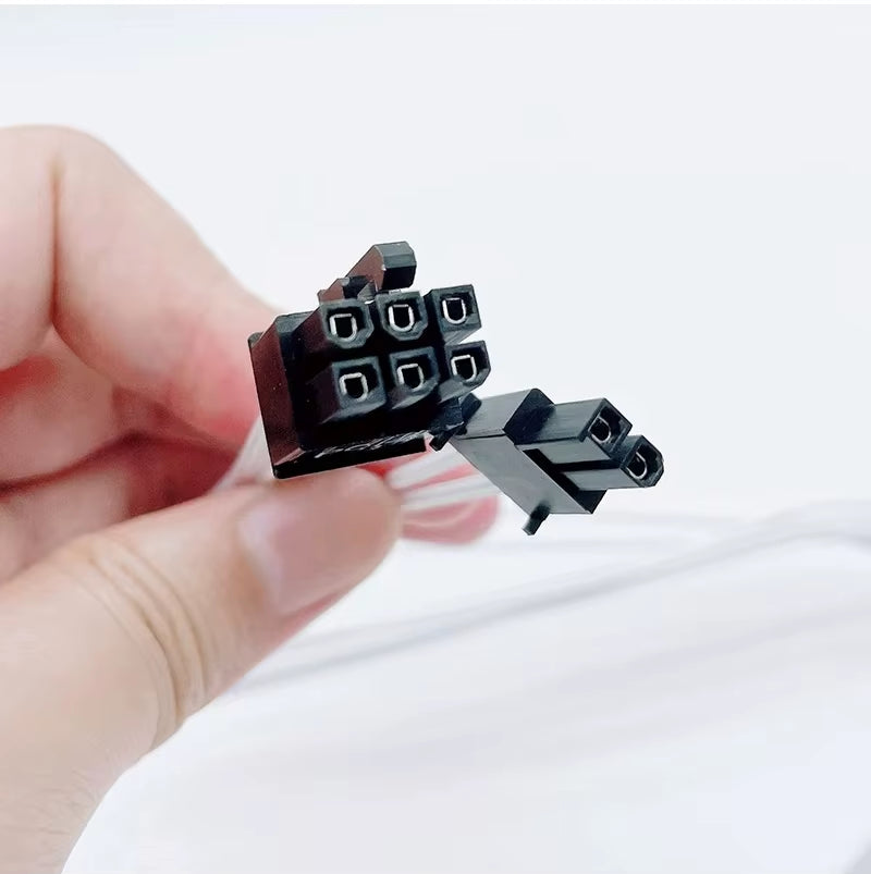 TEUCER EPS ATX PCI-E Extension Cable 350Mm 24PIN 4+4PIN 6+2PIN 8PIN PSU CPU GPU Motherboard Extension Cord