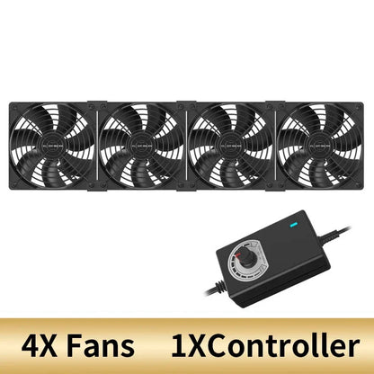 High Speed Large Air Volume Mining Machine Fan 120MM 3000RPM Mining Machine Workstation Cabinet Fan Server System Fan Kit