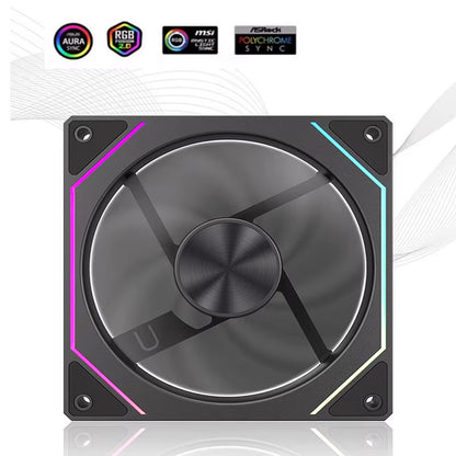 Prism 5 PRO 120Mm Fan Argb Pc Case Ventiladores 4PIN PWM 5V-3PIN Cpu Water Cooler PC Gamer Cooling Kit Fans Rgb Ventilador