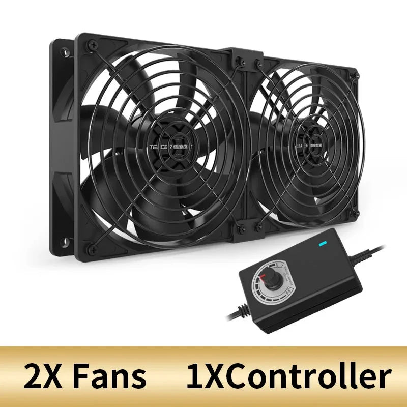 High Speed Large Air Volume Mining Machine Fan 120MM 3000RPM Mining Machine Workstation Cabinet Fan Server System Fan Kit