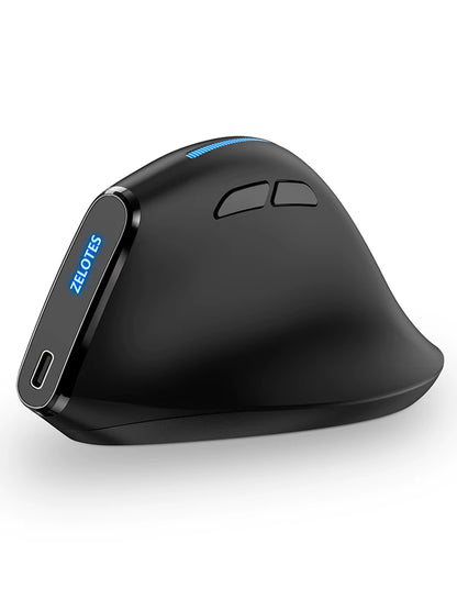 F-36A Vertical Handheld Wireless Mouse 2.4G Rechargeable Laptop Mouse Wireless Gaming Mouse