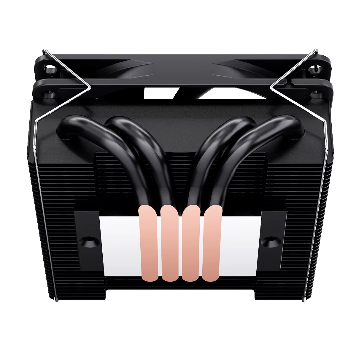UT-45 Low Profile CPU Cooler - 4 Heat Pipes & 4Pin Fan for Intel LGA 1700/1200/2011/2066 & AMD AM4/AM5