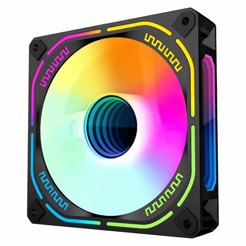 HJ-12 120Mm PWM PC Computer Case Fan 5V 3Pin Sync Argb Quiet Cooling Fans