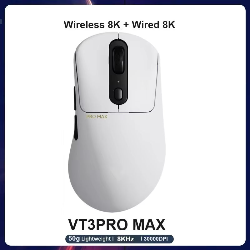 Vt3Pro Wireless Gaming Mouse 59G Lightweight 8Khz Polling Rate 26000DPI 9 Programmable Buttons Ultimate Optical Sensor