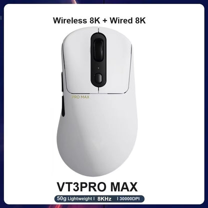 Vt3Pro Wireless Gaming Mouse 59G Lightweight 8Khz Polling Rate 26000DPI 9 Programmable Buttons Ultimate Optical Sensor