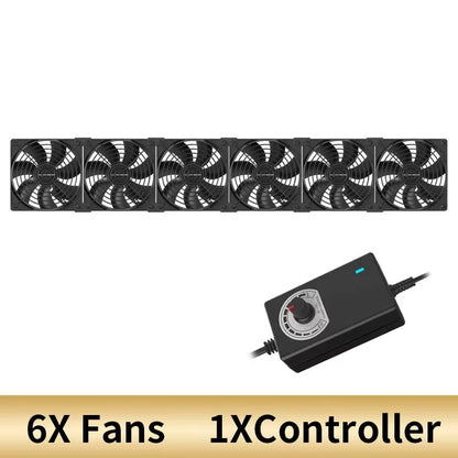 High Speed Large Air Volume Mining Machine Fan 120MM 3000RPM Mining Machine Workstation Cabinet Fan Server System Fan Kit