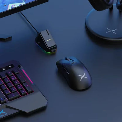 M900PRO Wireless Gaming Mouse Ergonomic 8K Polling Rate PAW3395 63G Magnetic RGB Charging Dock for Right Big Hand PC Gamer