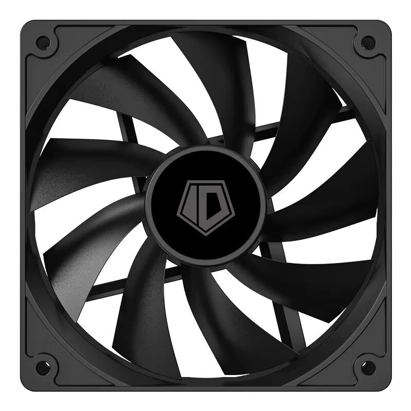 ID-COOLING XF-120-K 120Mm 4Pin PWM CPU Cooler PC Case Fan 700-1800RPM Silent Hydraulic Bearing for Cooling Radiator & Chassis