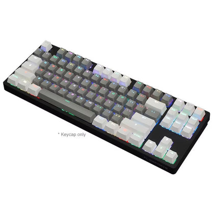 Key Cap 87Pcs/Set PBT Color Matching Light-Proof Mechanical Keyboard Keycaps Replacement Gaming Keyboard Computer Accessories