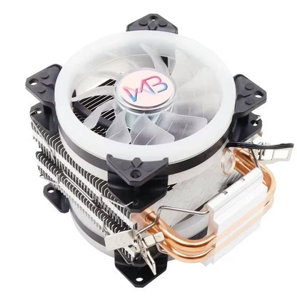 Ultra-Quiet 3Pin CPU Cooler Fan for Intel & AMD - Efficient Cooling for LGA 1150/1151/1155/1700/775/1200 & AM4/AM5