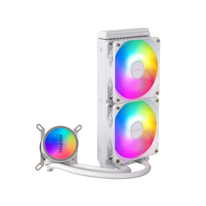 AF-S240 Water Cooler 240Mm All-In-One Liquid CPU Cooler RGB Fan CPU Cooling Support Lga1700/115X AMD AM4/AM5