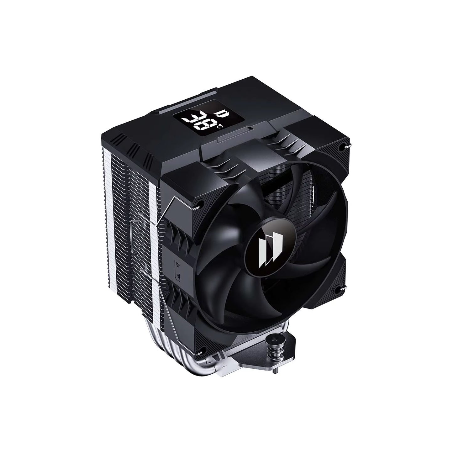 Walrus Assassin 90 Digital Display 4 Heatpipe CPU Cooler 92Mm Cooling Fan Radiator Air Cooler for LGA1700/1200 AM4 AM5