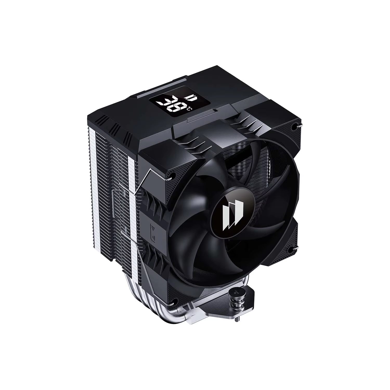 Walrus Assassin 90 Digital Display 4 Heatpipe CPU Cooler 92Mm Cooling Fan Radiator Air Cooler for LGA1700/1200 AM4 AM5