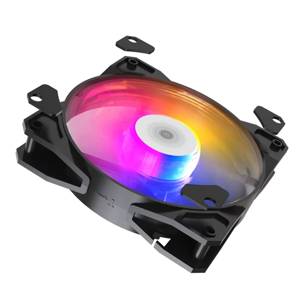 Aigo P16 RGB FAN Ventoinha 120Mm Pc Computer Case Fan Rainbow Heatsink 4PIN 12Cm White CPU Cooler Silent Fan Cooling Ventilador