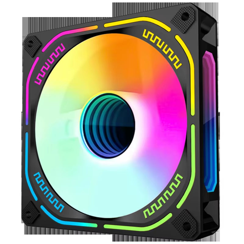 HJ-12 120Mm PWM PC Computer Case Fan 5V 3Pin Sync Argb Quiet Cooling Fans